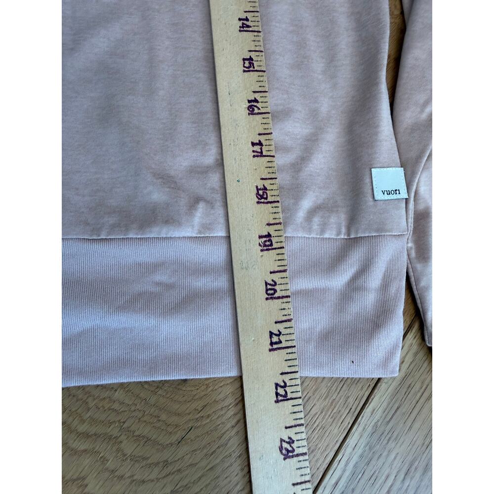 Vuori Women’s Daydream Crew Small Rosewater Heather Long Sleeve NWOT - Picture 8 of 10